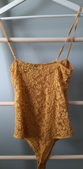 Mustard yellow Dynamite bodysuit - Picture 3 of 4